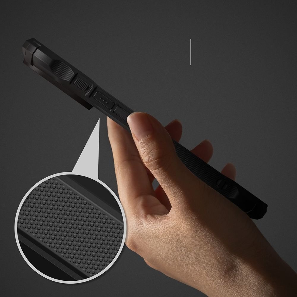 iPhone 17 Pro Max dėklas Ringke Fusion X – juodas 5