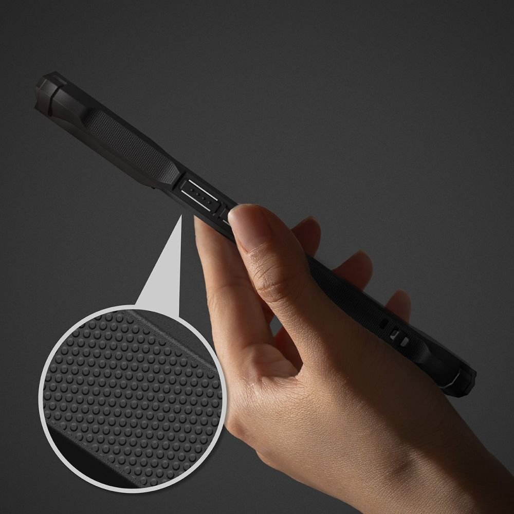 Nothing Phone 3 dėklas Ringke Fusion X – pilkas ir juodas 5