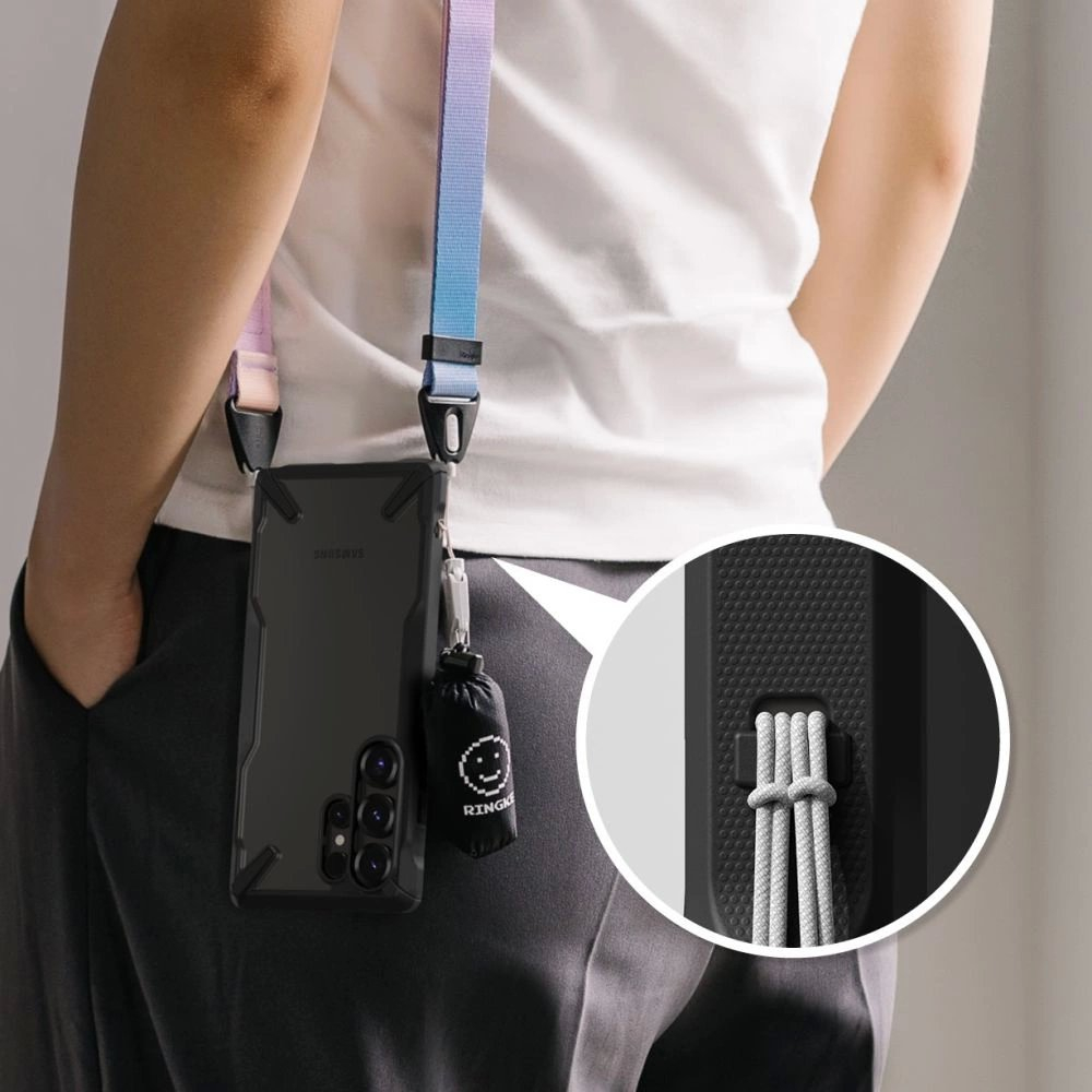 Ringke Fusion X Dėklas skirtas Samsung Galaxy S25 Ultra - Juodas 7 Ringke Fusion X Dėklas skirtas Samsung Galaxy S25 Ultra - Juodas 7