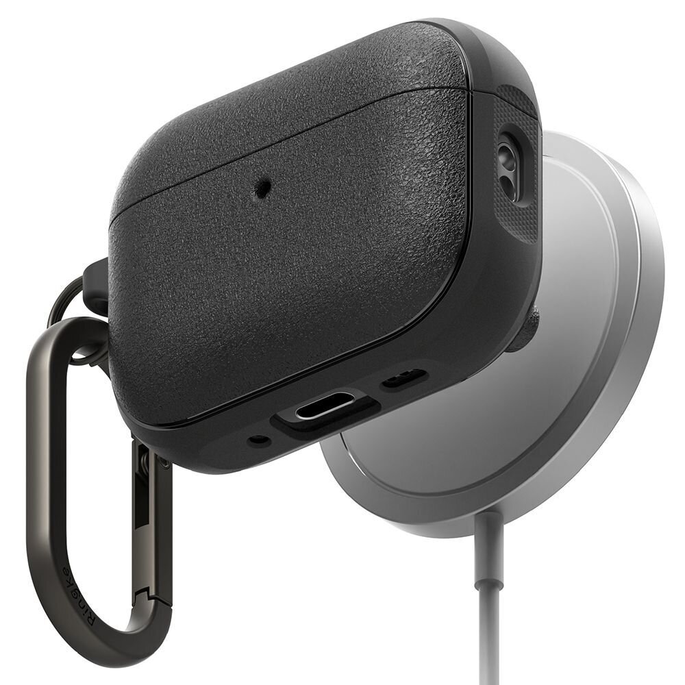 AirPods Pro 3 Ringke Onyx Magnetic MagSafe dėklas – juodas 2