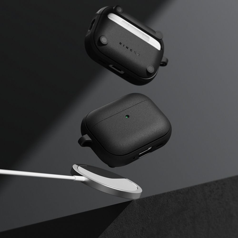 AirPods Pro 3 Ringke Onyx Magnetic MagSafe dėklas – juodas 4 AirPods Pro 3 Ringke Onyx Magnetic MagSafe dėklas – juodas 4