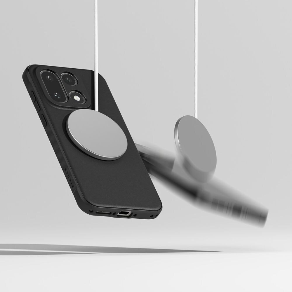 OnePlus 15 Ringke Onyx Magnetic MagSafe dėklas – juodas 4