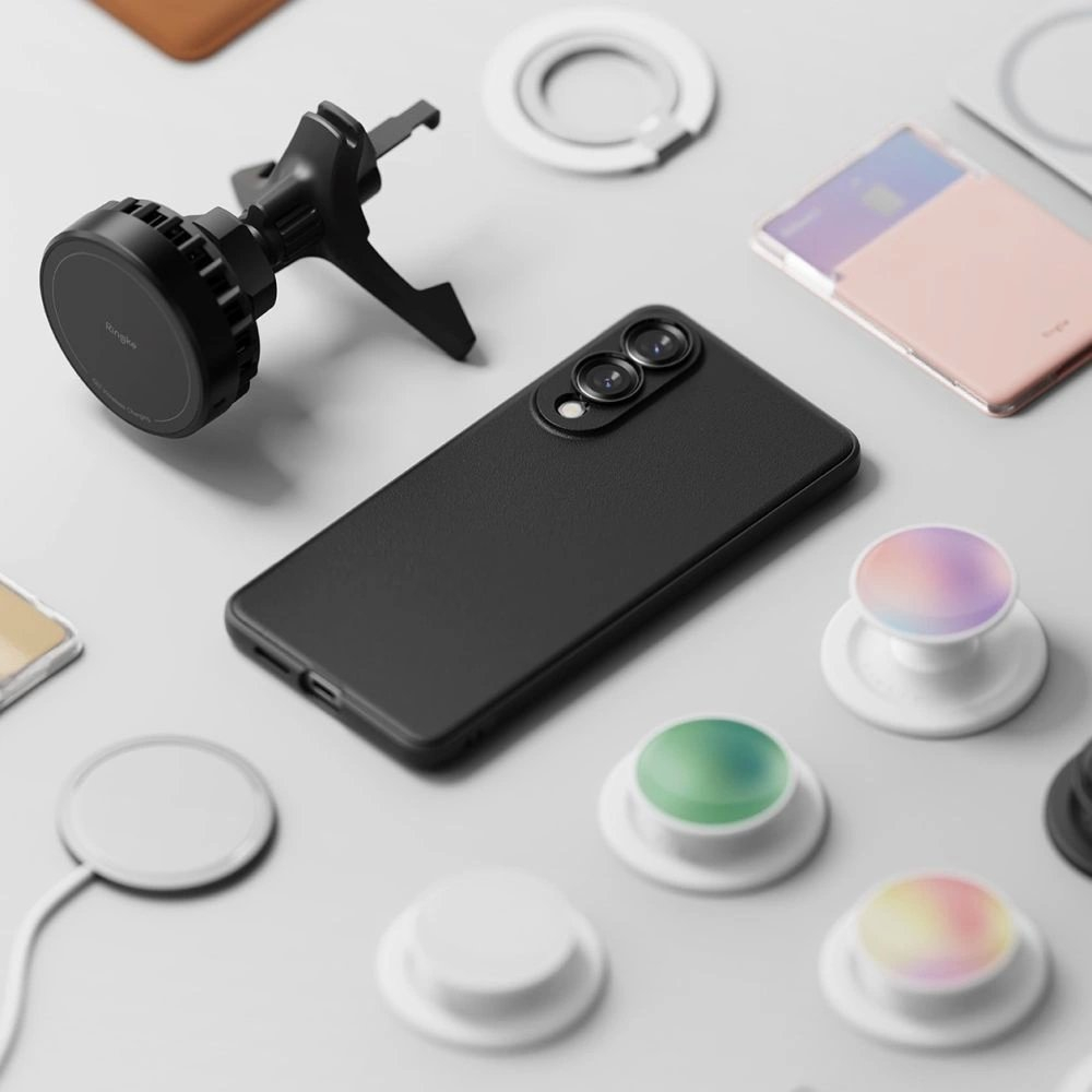 Samsung Galaxy S25 Edge Ringke Onyx Magnetic MagSafe dėklas - juodas 6 Samsung Galaxy S25 Edge Ringke Onyx Magnetic MagSafe dėklas - juodas 6