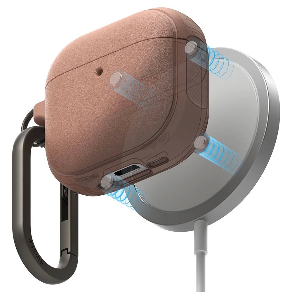 Ringke Onyx MagSafe Dėklas skirtas Apple AirPods 4 - Šviesiai Raudonas 1