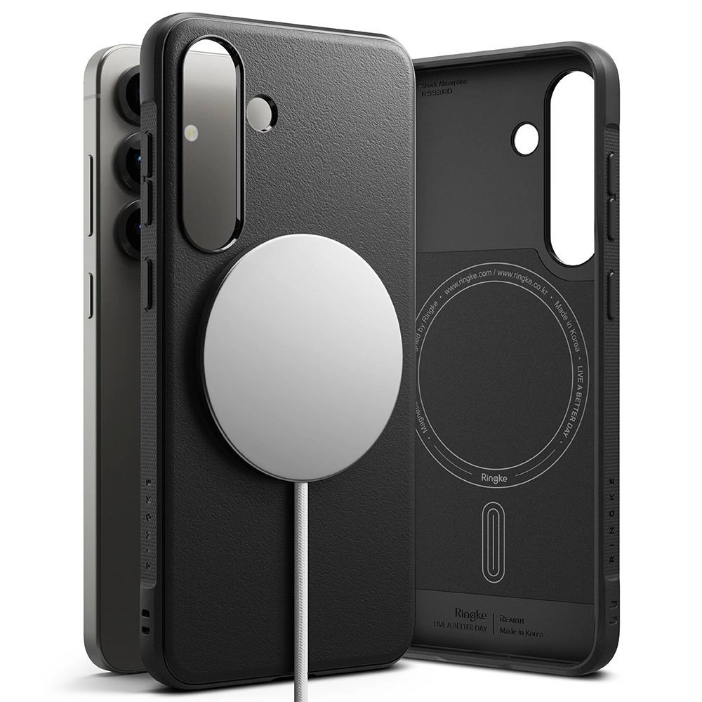 Ringke Onyx MagSafe Dėklas skirtas Samsung Galaxy S25 - Juodas
