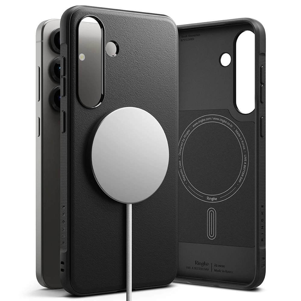 Ringke Onyx MagSafe Dėklas skirtas Samsung Galaxy S25+ - Juodas Ringke Onyx MagSafe Dėklas skirtas Samsung Galaxy S25+ - Juodas