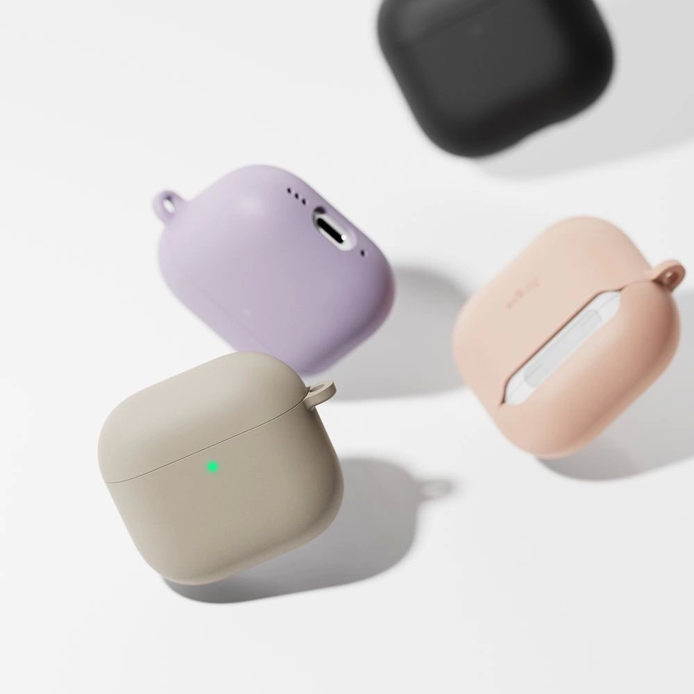 Ringke Silikoninis Dėklas skirtas Apple AirPods 4 - Beige 4