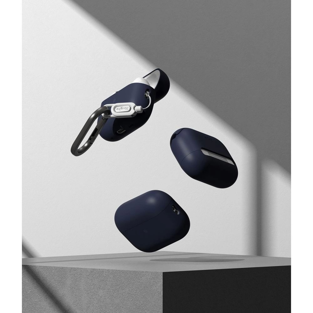 Ringke Silikoninis Dėklas skirtas Apple AirPods Pro 1 / 2 - Navy Mėlynas 9