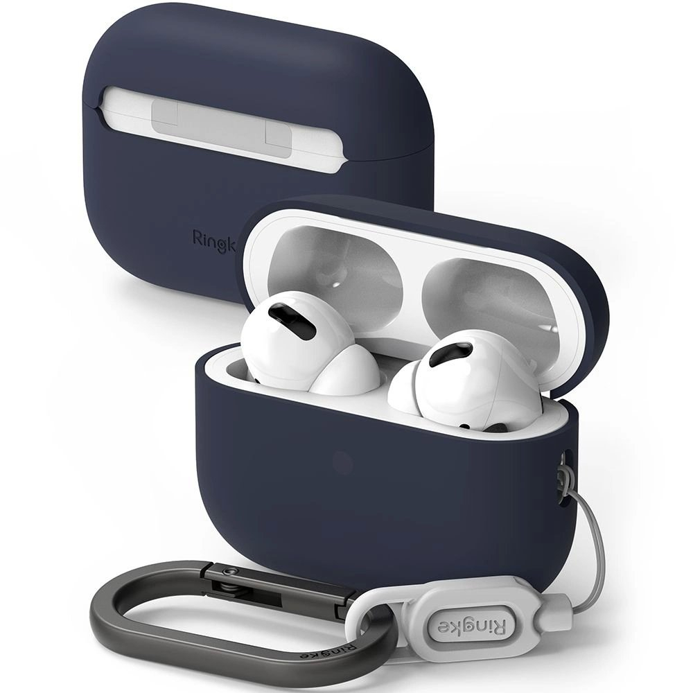 Ringke Silikoninis Dėklas skirtas Apple AirPods Pro 1 / 2 - Navy Mėlynas