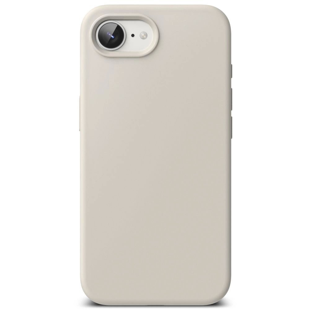 Ringke Silikoninis Magsafe iPhone 16e Dėklas - Beige 2 Ringke Silikoninis Magsafe iPhone 16e Dėklas - Beige 2