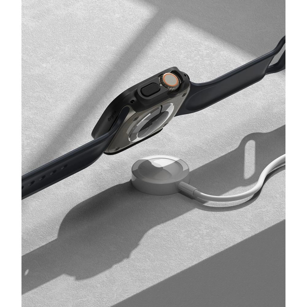 Ringke Slim 2-pack Dėklas skirtas Apple Watch Ultra 1/2 (49mm) - Permatomas and Matinis Juodas 9 Ringke Slim 2-pack Dėklas skirtas Apple Watch Ultra 1/2 (49mm) - Permatomas and Matinis Juodas 9