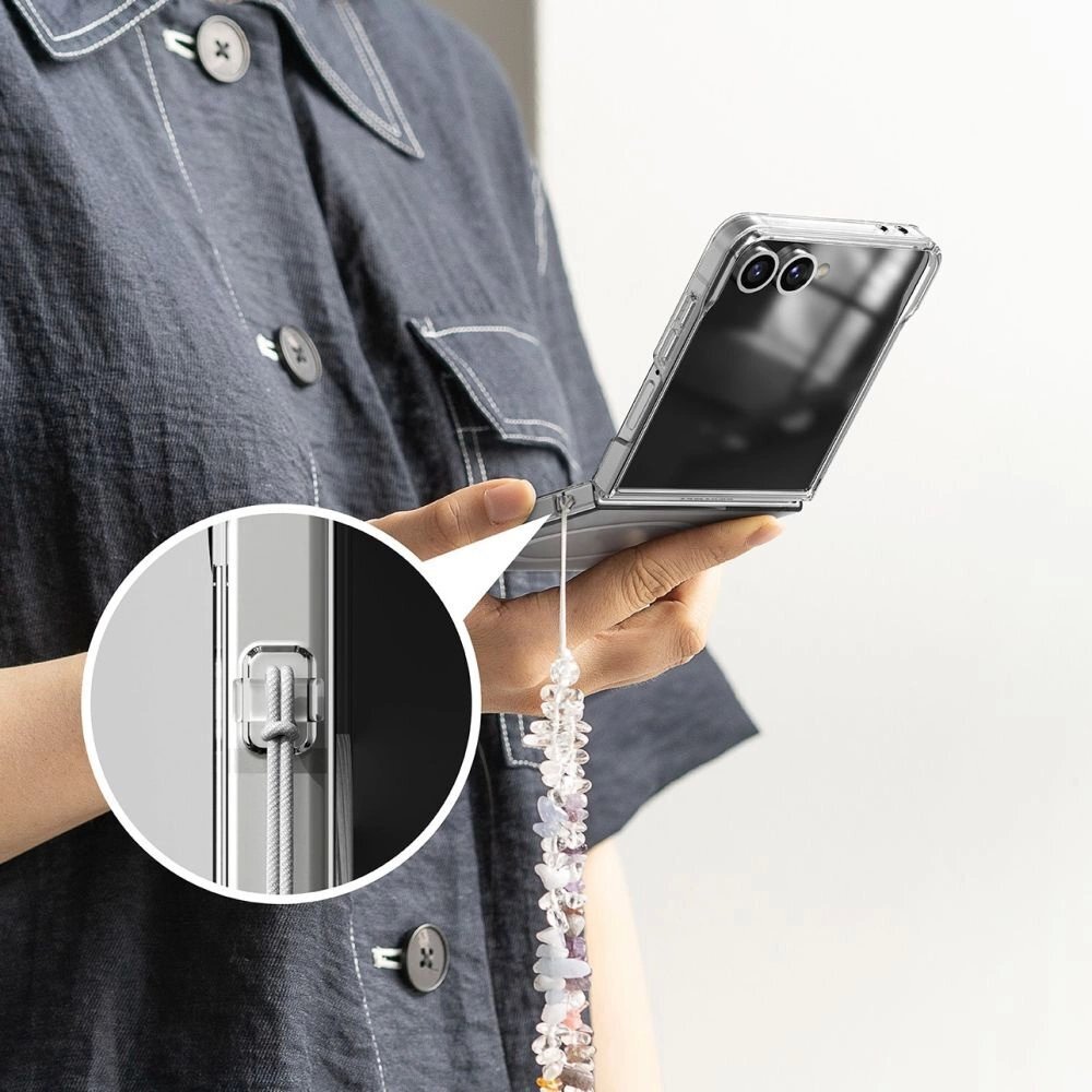 Samsung Galaxy Z Flip 7 dėklas Ringke Slim Magnetic su MagSafe – skaidrus 8