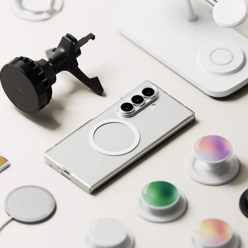 Samsung Galaxy Z Fold 7 dėklas Ringke Slim Magnetic MagSafe – skaidrus 7 Samsung Galaxy Z Fold 7 dėklas Ringke Slim Magnetic MagSafe – skaidrus 7