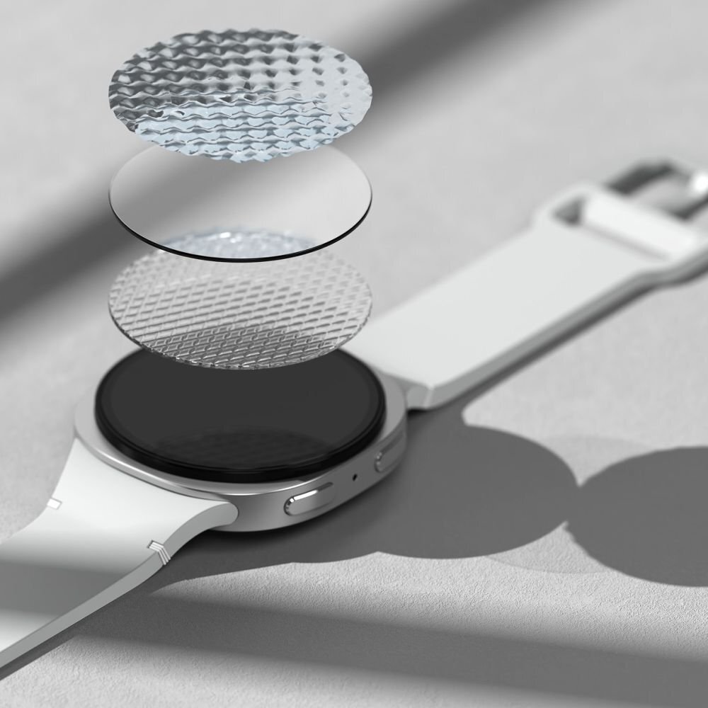 Samsung Galaxy Watch 8 40mm Ringke Tempered Glass Pro grūdintas stiklas, 2 vnt. – skaidrus 3