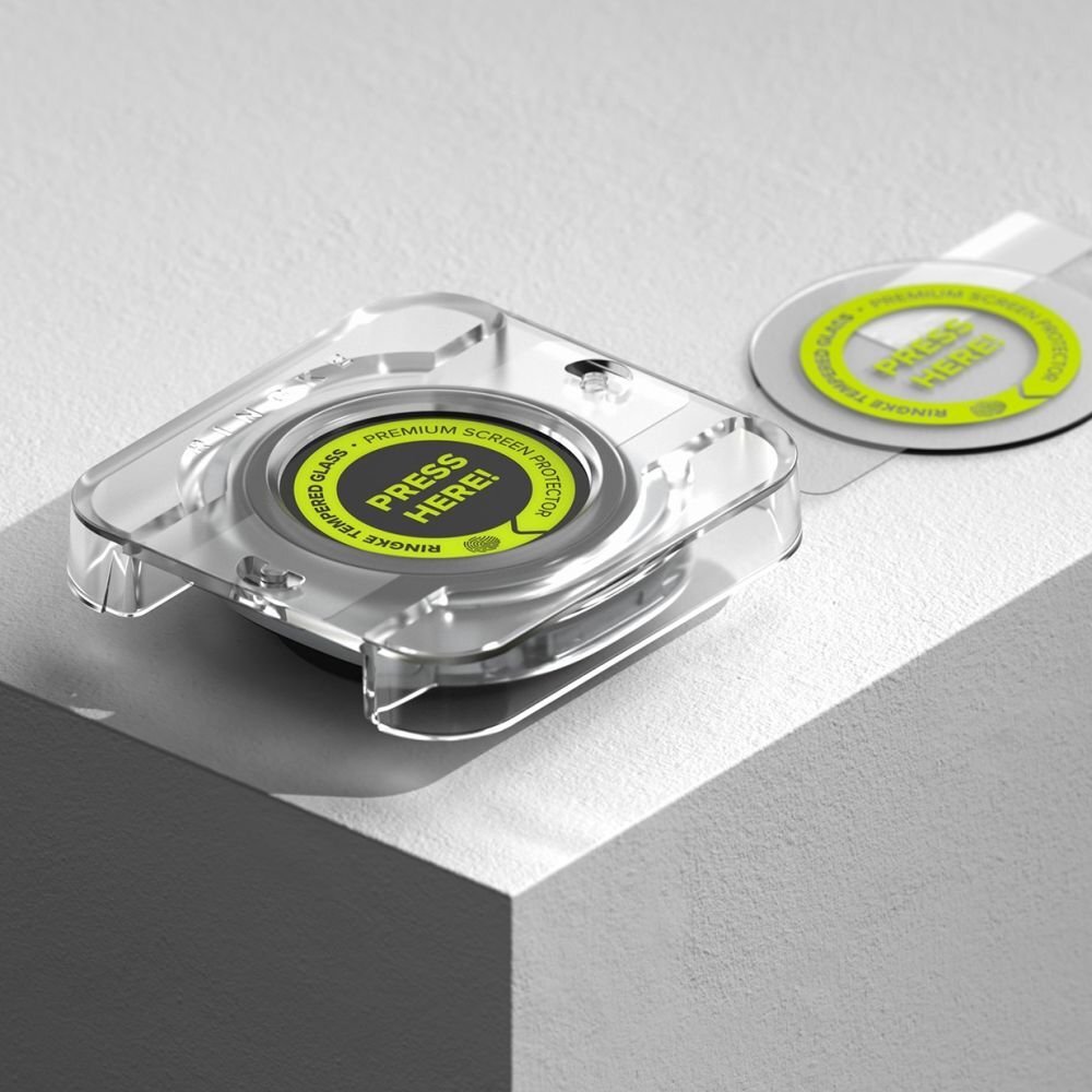 Samsung Galaxy Watch 8 40mm Ringke Tempered Glass Pro grūdintas stiklas, 2 vnt. – skaidrus 4 Samsung Galaxy Watch 8 40mm Ringke Tempered Glass Pro grūdintas stiklas, 2 vnt. – skaidrus 4