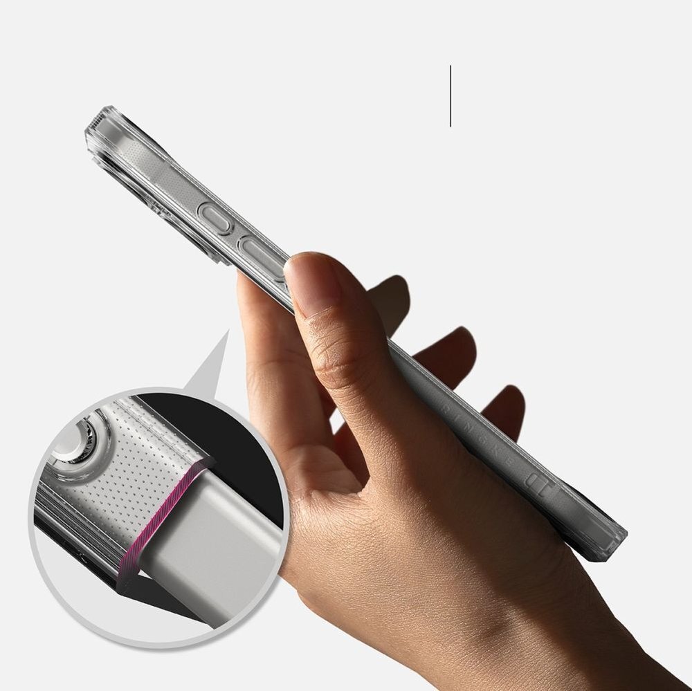 iPhone 17 dėklas Ringke Fusion – skaidrus 5