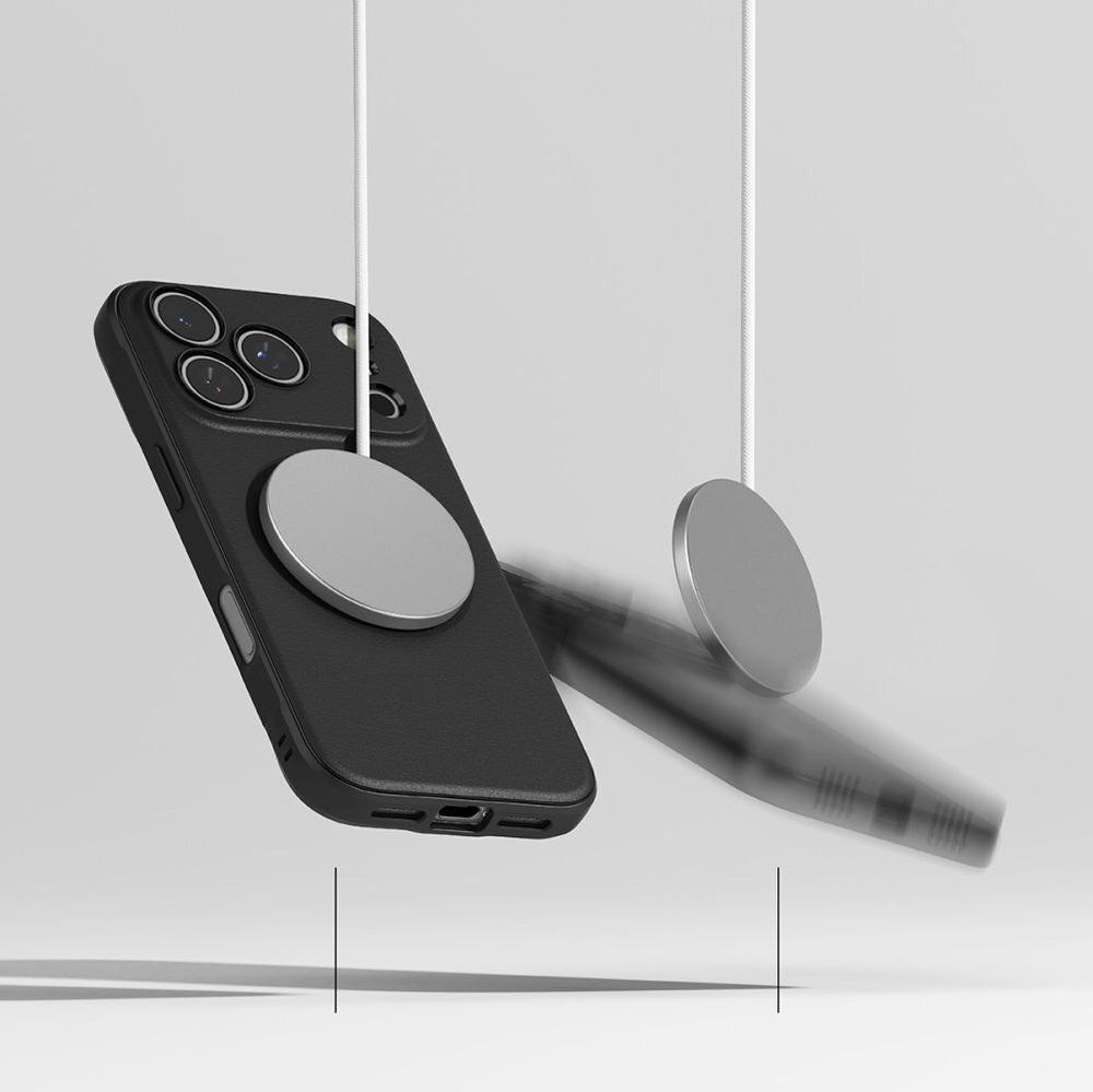 iPhone 17 Pro dėklas Ringke Onyx Magnetic su MagSafe – juodas 5 iPhone 17 Pro dėklas Ringke Onyx Magnetic su MagSafe – juodas 5