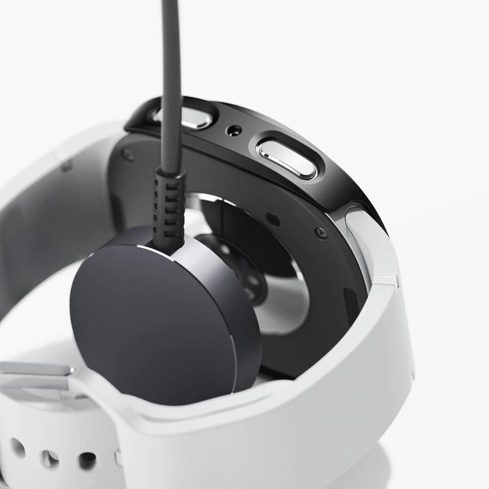 Samsung Galaxy Watch 8 44mm dėklų komplektas Ringke Slim 2 vnt. – skaidrus / matinės juodos 2