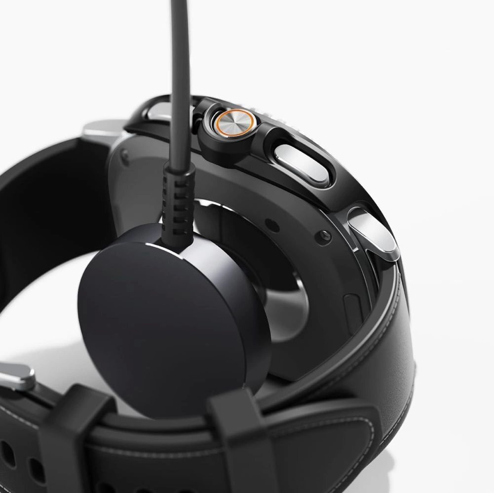 Samsung Galaxy Watch 8 Classic 46mm dėklų rinkinys Ringke Slim 2vnt – skaidrus ir matinės juodos spalvos 1