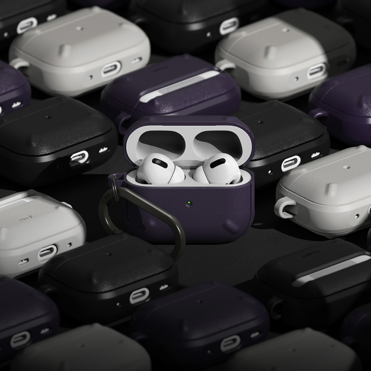 Ringke Onyx case for AirPods Pro 2 armored case for headphones gray 1 Ringke Onyx case for AirPods Pro 2 armored case for headphones gray 1