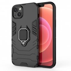 Dėklas Ring Armor iPhone 14 Plus Juodas