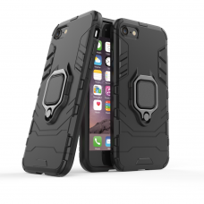 Dėklas Ring Armor Case Kickstand iPhone SE / 5S / 5  Juodas NDRX65