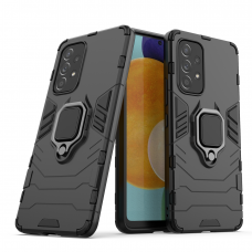 Dėklas Ring Armor tough hybrid Samsung Galaxy A53 5G juodas