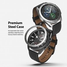 Rėmelis Ringke skirtas Samsung Galaxy Watch 3 45 mm juodas (Stainless Steel)