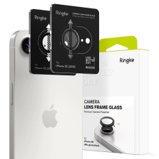 Ringke kameros rėmelio apsauga (2 vnt.) skirtas iPhone 16e – juoda