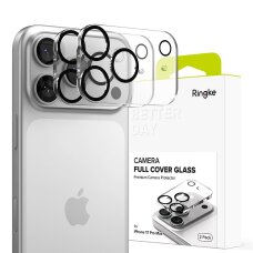 iPhone 17 Pro Max Ringke Camera Full Cover kameros stiklas (2 vnt.) – juodas