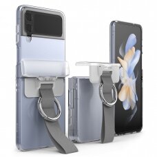 Dėklas Ringke hinge cover for Samsung Galaxy Z Flip 4 / Flip 3 Pilkas (HG666195RS)