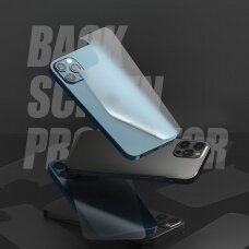 Ringke ID Back Matte Film 2x juoda galinio dangtelio apsauginė plėvelė iPhone 12 Pro / iPhone 12 (IDAP0005)
