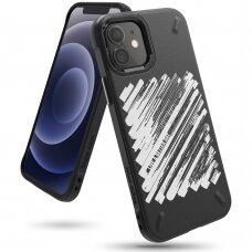Dėklas Ringke Onyx Design Durable iPhone 12 mini Juodas