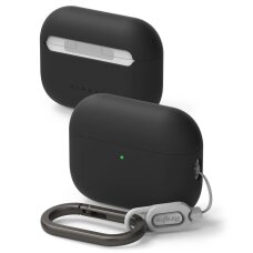 AirPods Pro 3 Ringke silikoninis dėklas – juodas