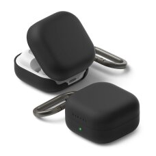 Samsung Galaxy Buds 4 / 4 Pro Ringke Silicone dėklas – juodas Samsung Galaxy Buds 4 / 4 Pro Ringke Silicone dėklas – juodas