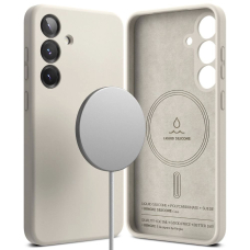 Ringke Silikoninis MagSafe Dėklas skirtas Samsung Galaxy S25+ - Beige