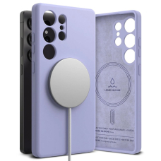 Ringke Silikoninis MagSafe Dėklas skirtas Samsung Galaxy S25 Ultra - Violetinis