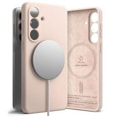 Samsung Galaxy S26 Ringke Silicone MagSafe dėklas – rožinis