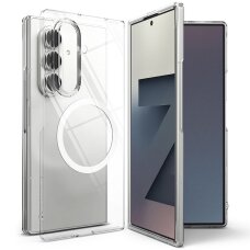 Samsung Galaxy Z Fold 7 dėklas Ringke Slim Magnetic MagSafe – skaidrus