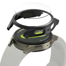 Ringke Slim & Tempered Glass Dėklas + Glass Set skirtas Samsung Galaxy Watch 7 44mm - Juodas