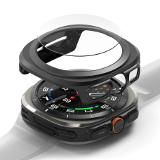 Ringke Slim & Tempered Glass Dėklas + Glass Set skirtas Samsung Galaxy Watch Ultra 47mm - Juodas