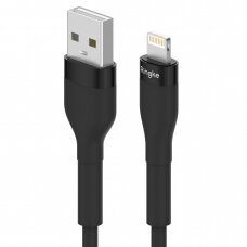 Kabelis Ringke USB-A - Lightning 480Mb / s 12W 1.2m Juodas (CB09963RS)