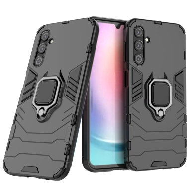 Dėklas Ring Armor Samsung Galaxy A24 4G Juodas 1 Dėklas Ring Armor Samsung Galaxy A24 4G Juodas 1