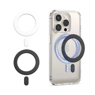 Tech-Protect MMP-100 Žiedas su MagSafe (2 vnt.) – baltas / juodas 1 Tech-Protect MMP-100 Žiedas su MagSafe (2 vnt.) – baltas / juodas 1