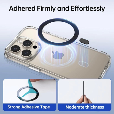 Tech-Protect MMP-100 Žiedas su MagSafe (2 vnt.) – baltas / juodas 6