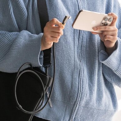 Laidas Ringke USB-C 3.2 Gen. 2x2 PD 3.1 240W 2m kampinis – juodas 7