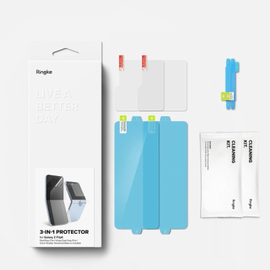 Samsung Galaxy Z Flip 6 Ringke 3in1 apsaugos rinkinys (2 vnt.) 5
