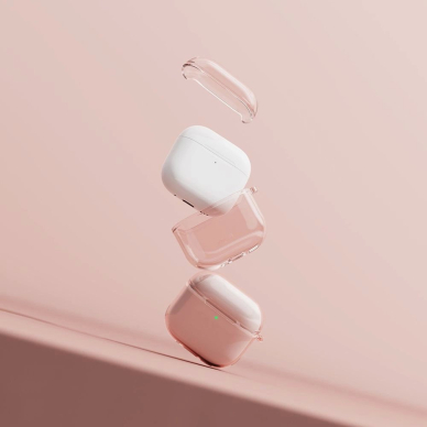 Ringke Air Dėklas skirtas Apple AirPods 4 - Permatomas 4