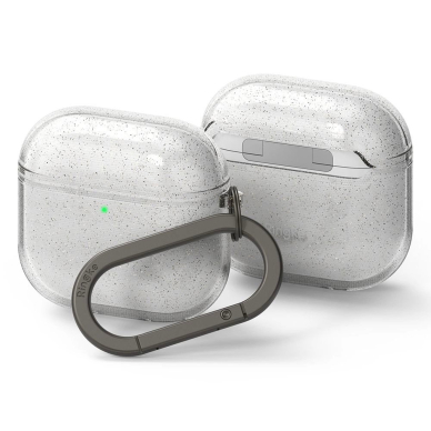 Ringke Air Dėklas skirtas Apple AirPods 4 - Permatomas Glitter 1