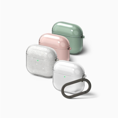 Ringke Air Dėklas skirtas Apple AirPods 4 - Rožinis 2 Ringke Air Dėklas skirtas Apple AirPods 4 - Rožinis 2
